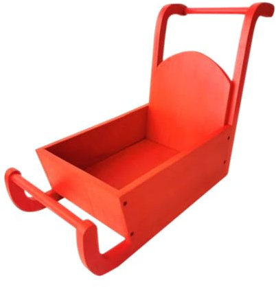 CLISPEED Sleigh Props for Newborn Photography Christmas Sled Prop for Photo Shoots Cozy Winter Theme