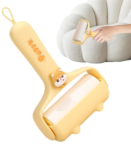 Rodillo de pelusa | Dispositivo adhesivo - Pegamento para el pelo - para mascotas, perros, gatos, cachorros, ropa, muebles, alfombras, sofás, asientos de coche