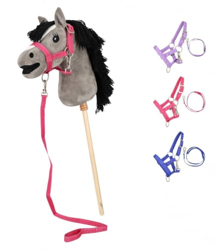 NETPROSHOP Hobby Horsing Halfter pink Kobaltblau lila