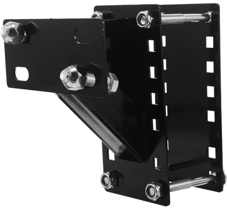 Hohopeti Acier au Carbone Porte Roue de Secours Noir pour Remorque | Compatibilité, Structure Robuste Porteuse, Sécurité Renforcée, Accessoires Complets, pour Bateau et Remorque Marine