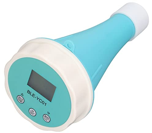 TIKATARER Testeur d'eau de Piscine Bluetooth 6 en 1, Moniteur de Piscine Intelligent pour Température PH CL EC TDS ORP avec Grand écran LCD et Contrôle par Application, Idéal pour Les Piscines,