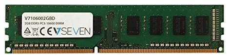 V7 V7106002GBD V7 2GB DDR3 PC3-10600 - 1333mhz DIMM desktop Modulo di memoria - V7106002GBD