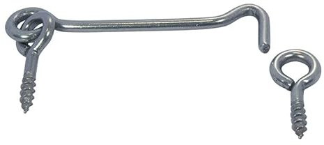 Tempête Crochets avec œillets, 80 mm, acier inoxydable aisi316/A4