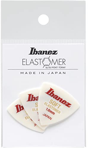 Ibanez BEL8ST10 Elastomer Picks Soft White - Plektren Set