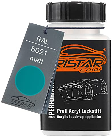 TRISTARcolor RAL 5021 Wasserblau matt Lackstift 50 ml schnelltrocknend