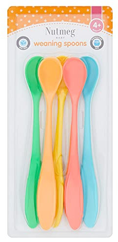 Morrisons Nutmeg Weaning Spoons 4+ Months, 5 each