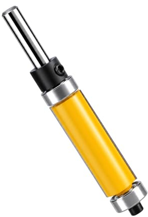 Fresa per Rifilare con Cuscinetto Fresa per Legno Fresa per Albero Doppio 1-1/2H * 1/4 Utensile per Lavorazione del Legno