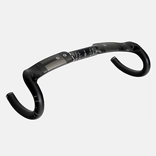 Voll Carbon Fahrradlenker MTB Rennrad ​Lenker Drop Bar Bent Handlebar Interne Kabel 31.8x400/420/440mm Matt/Lüster,Glossy,31.8 * 420mm