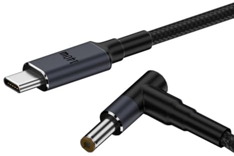 CY Typ-C Kabel USB-C Eingang auf DC 20V 5.5*2.5mm Ausgangsleistung 100W 135W 140W 65W Laptop PD Ladekabel
