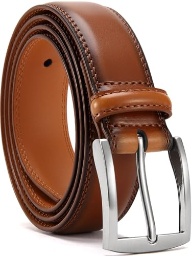 YOORAN Gürtel Herren,Ledergürtel Herren, 33 mm breit, Geeignet Für Herrenjeans und Anzüge