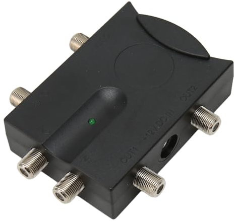 Amplificador de Señal de TV, Amplificador de TV 2 en 4 Salidas Ecualizador Integrado Estable sin Pérdidas para Antena TV