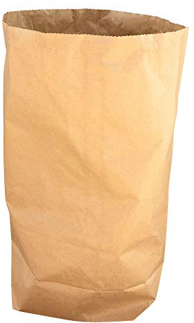 VEPATIM 25 Papiersäcke Papierbeutel kompostierbar 30L | 450x600+200mm 2-lagig stark braun