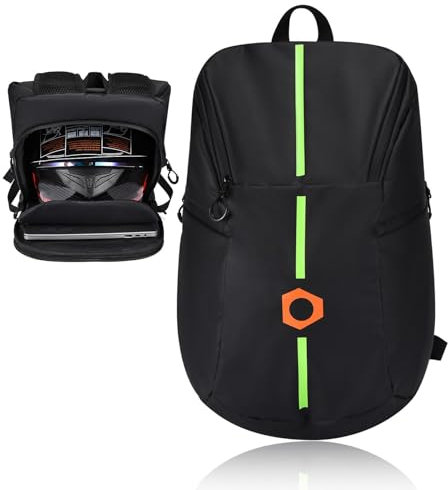 Generisch Helm-Rucksack, wasserdichter Motorrad-Rucksack - Leichter Helmrucksack | Leichte Helm-Aufbewahrungstasche mit reflektierendem Streifen, multifunktionaler Helm-Rucksack zum Radfahren