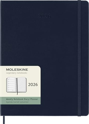 AGENDA SEMANAL 2026 XL AZUL ZAFIRO TAPA DURA