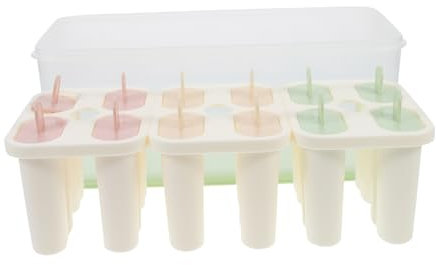 KICHOUSE 1juego Moldes De Helados Caseros Tapa De Moldes Para Paletas Herramientas Diy Para Hacer Polos Helados Casa Fáciles De Usar y Almacenar