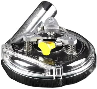 Dust Extractor, Dust Extractor Cutting Guard, 4 5 Professional Angle Grinder Guard with Attachments Transparent Grinding Cover