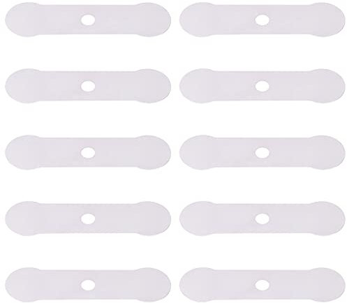 Ensemble de Plaque de Vanne sans Silencieuse Kit Remplacement D'accessoires en Aluminium Haute qualité pour Maintenance du Compresseur D'air 10pcs (Plaque de valve longue 14 * 50 mm)