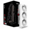 Tarjeta gráfica para Juegos XFX Swift AMD Radeon RX 9060XT OC Blanca de Triple Ventilador de 16 GB (RX-96TS316W7)