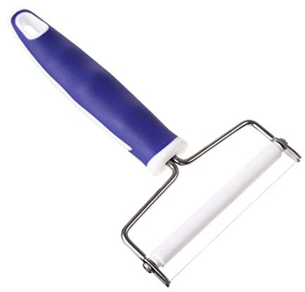 SEWOART Coupe Fromage à Lame Inox avec Manche Plastique Ergonomique Trancheur de Beurre Antirouille Racloir Multifonction pour Cuisine Poignée Antidérapante Confortable