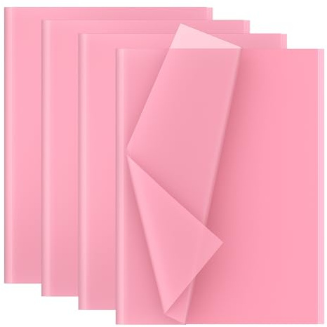 Artmaxx 100 Sheets Tissue Paper Light Pink 35 x 50 cm, Perfect for Crafting, Gift Wrapping, DIY Projects, Ideal for Party Decorations, Art and Paper Crafts, for Wrapping, Scrapbooking and More