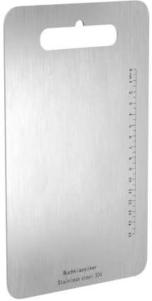Tagliere in acciaio inossidabile 304, prodotti senza BPA, antibatterici e sostenibili, senza plastica, Tagliere da cucina con bilancia Igiene e Durata Tagliere, Tagliere in Acciaio Inox Alimentare