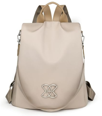 Zaino Donna Antirapina - Zainetto Elegante Impermeabile | Borsa Per Laptop Con Tasca Anti-Furto Per Viaggio E Università | Zaino Pendolare Leggero Per Lavoro, Escursionismo E Uso Giornaliero Esterno