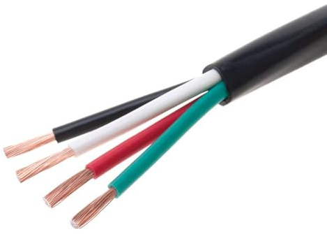 extérieur Protection UV nominale câble Audio de Haut-Parleur Professionnel 16 AWG Direct Enterrement 16/2 Bulk Bobine 16/4 500'