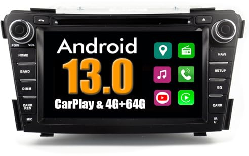 Roverone Android System Autoradio GPS für Hyundai i40 2011 2012 2013 2014 2015 mit Navigation Radio Stereo DVD Bluetooth USB Mirror Link