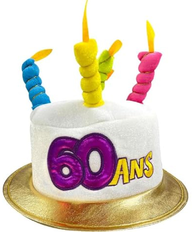 s 1 Chapeau 60 ans pour cadeau fête d'anniversaire adulte R/CHA06