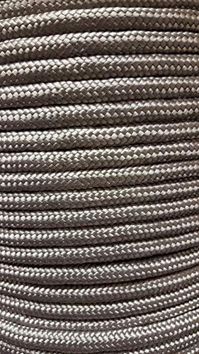 5mm Grey Strong Braided Polypropylene Plaited Poly Rope Cord Yacht Boat Sailing (Length : 10m)