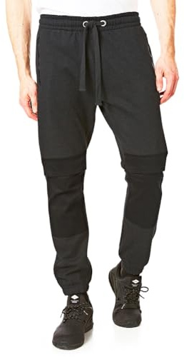 Iron Mountain IMPNT223 Pantaloni da Lavoro con Tasca per Ginocchiere e Stile Jogging per Uomo, Nero, L