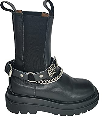 GARGOYLE BELLS Adjustable Fashion Boot Chains, Biker Boots Decoration Chains, Comes in a set of 2, Iron Cross, 1 Pair/2Pcs