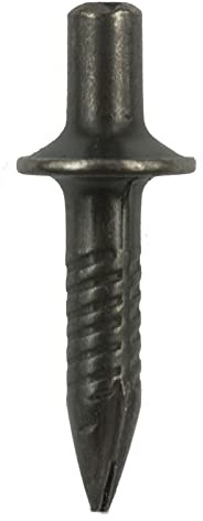 5x Fixpin Nagel mit großem Kragen 4,0x22 mm | Betonnägel | Stahlnägel | Nägel | Einschlagdübel | Betondübel