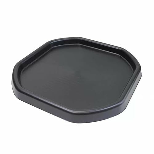 Infanity Mini Tuff Tray: Bandeja de Actividades y Juegos para Minimundos (70cm), Negro
