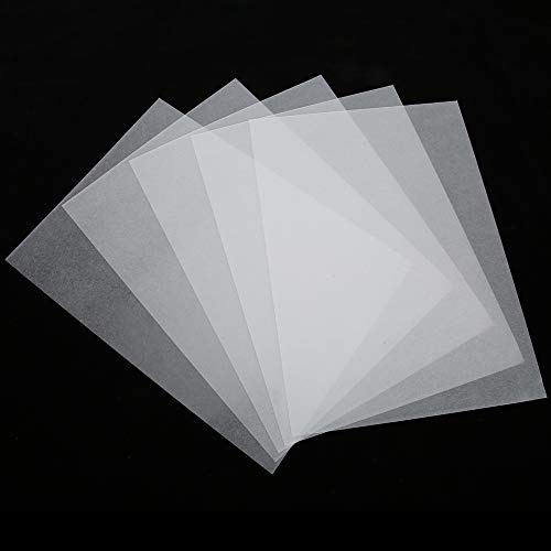 Hztyyier Schrumpffolie 0,2 Mm 10 Stück Blatt 2029 Durchscheinende Wärmeschrumpffolie Mattierte Wärmeschrumpffolie DIY-Papierhandwerkswerkzeuge