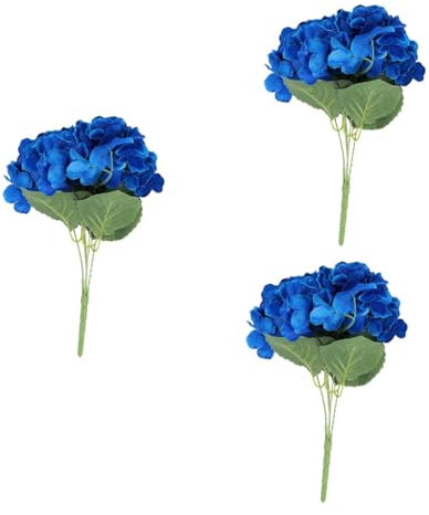 Alipis 3stücke Künstliche Hydrangea Blüten Für Hochzeiten Kopf Blumenarrangements Für Stilvolle Dekoration Und Romantische Anlässe