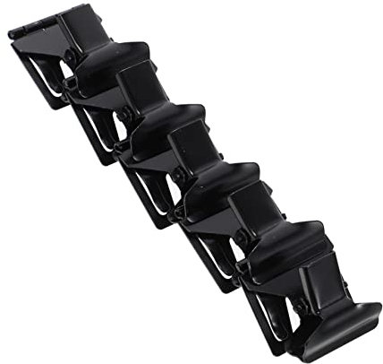 VILLFUL Metall-tag-clip 5 Stück Etikettenhalter Für Supermärkte Einzelhandelsgeschäfte Schwarzes Platzsparendes Design
