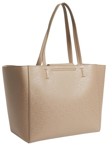 Calvin Klein CK PUSH MEDIUM SHOPPER_EPI, 0hf - Ecru, Einheitsgröße
