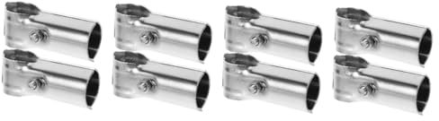 AUTSUPPL 8pcs Greenhouse Accessories Coated Pipe Connector Tube Hose Joining Clip for Greenhouse Pipe Repair Clamp