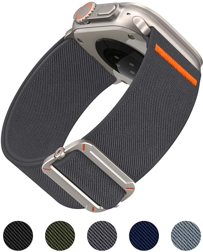 Higgs Nylonarmband kompatibelt med Apple Watch-armband 38 mm, 40 mm, 41 mm, 42 mm, sportband för iWatch Serie 11 SE 10 9 8 7 6 5 4 3 2 1, män