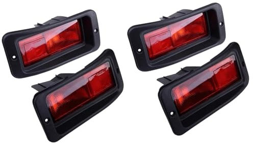 ASKKLP Heckstoßstange Reflektor für Mitsubishi Pajero Montero Pajero Sport 1999-2008, Hintere Stoßstange Reflektor Licht Lampe Nebelschlussleuchte Heckstoßstange Rückstrahler Rückleuchte