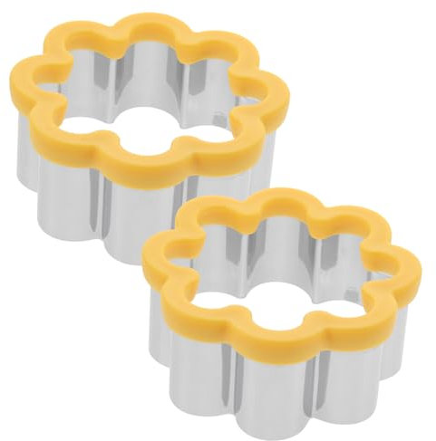 PRETYZOOM Cortadores Galletas Flores Molde De Acero Inoxidable Herramientas Para Hornear