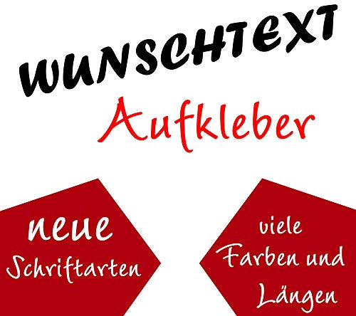 Autoaufkleber selbst gestalten – Wunschtext Aufkleber & Namensaufkleber | Mit Vorschau personalisieren – Schriftzug, Buchstaben und Zahlen; Schrift, Farbe und Größe nach Wunsch wählen, 10–200 cm