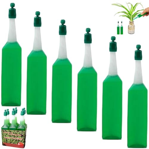 6pcs fertilizante de plantas de interior, planta de flores fertilizante líquido universal para mejorar el crecimiento, solución nutritiva, perfecta para jardineros, 38 ml en interiores