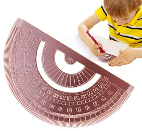 Goniometri in metallo, Strumenti di misurazione angolare, Strumenti di precisione a 180 gradi, Accessori per ingegneria geometrica, Forniture per la stesura di carpenteria, Attrezzature per progetti