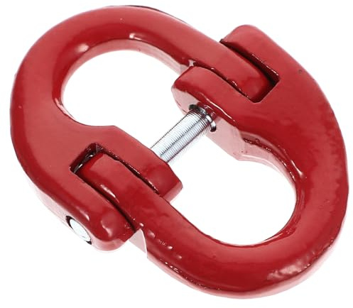 ULTECHNOVO Giunto di Collegamento in Acciaio Legato Doppio Anello, Connettore per Catena di Sollevamento 1,12t, Accessorio Sicurezza per Imbracature Industriali e Ganci Traino Professionali