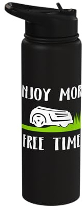 Mow Grass Garden Mowing Robot Automatic Lawn Mower Stainless Steel Insulated Water Bottle