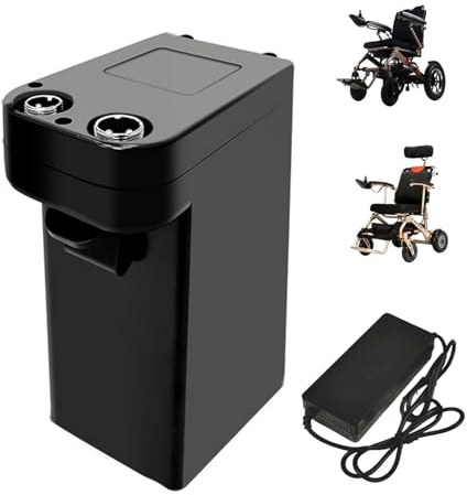 HJGHY 24v,12Ah, Paquete de baterías de Litio de 24 V 6 Ah 8 Ah 10 Ah 12 Ah 15 Ah Batería para Silla de Ruedas eléctrica de 24 V Paquete de baterías de Litio con Cargador