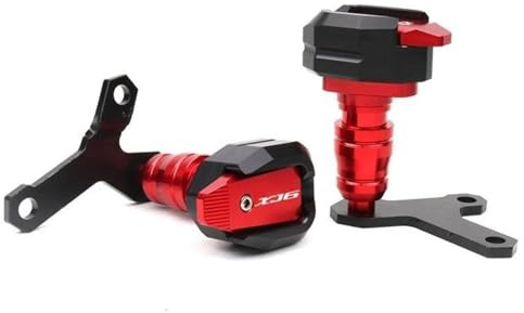 Crash Protector Sturzpads Motorrad-Rahmengleiter Für YAMAHA XJ6 DIVERSION XJ-6 Rahmengleiter Crash-Protector Absturzsicherung Sliders Stand Sturzschutz(Rot)
