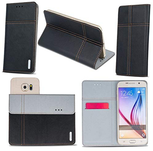 Supercase24 für Microsoft Lumia 640 LTE Handy Tasche Book Case Klapp Cover Schutz Etui Hülle